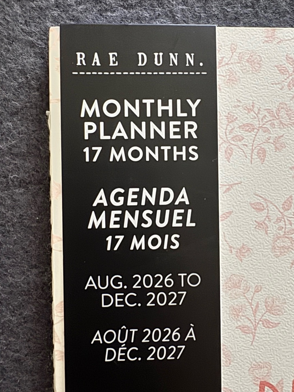 Rae Dunn 2027 Monthly Planner - Picture 2 of 8